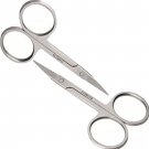 Eyebrow & Mustache Hair Trimming Stainless Steel Scissors For Unisex, Set Of  2