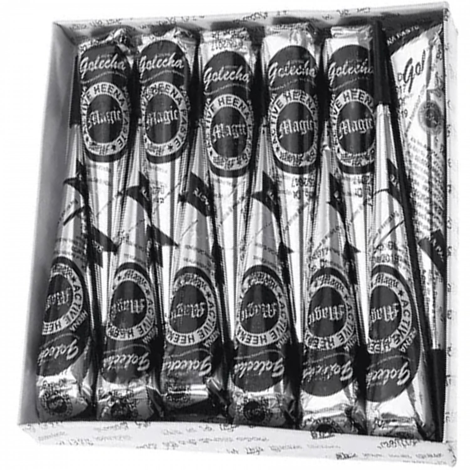 Golecha Henna Black Color Mehendi Cones, Temporay Tattoo Mehendi Body Art Ink