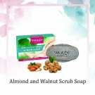 Vaadi Herbals Almond & Walnut Scrub Soap For Elbow Foot Knee, 75 gm x Pack Of 4