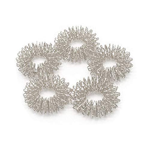 Accupressure Massage Ring For Stress Relief Finger Pain Therapy- 5 Pack