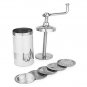 Stainless Steel Sev Chakli / Sancha Maker Machine with 6 Different Jalis