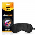 Friends of Meditation Super Smooth Black Sleep Mask, 100% Mulberry Silk Eye Mask