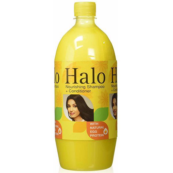 Halo Shampoo + Conditioner Natural Protein & Egg, Promotes Hair Growth,  1000ml