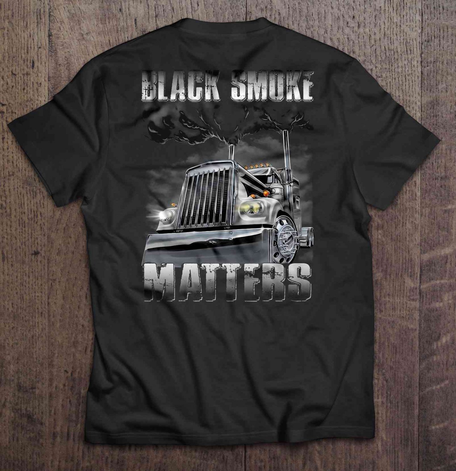 black smoke matters t shirt