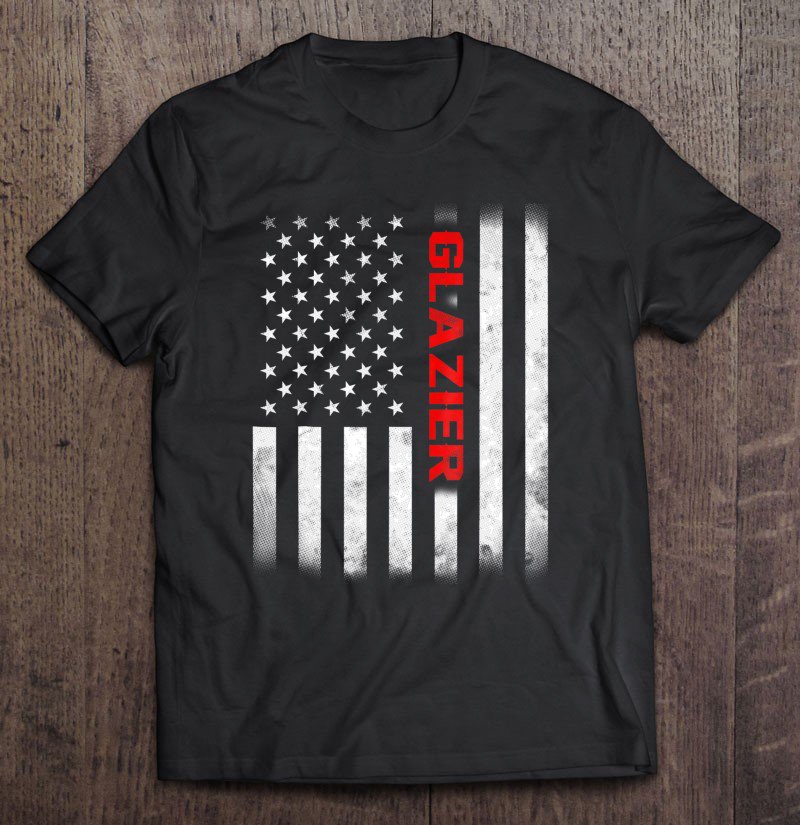 Glazier Shirt Us Flag Tee Shirt S-3XL