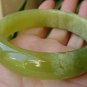 Very Rare Large Flat Glittering Jade Bangle Bracelet 63mm/2.48" Natural