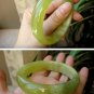 Very Rare Large Flat Glittering Jade Bangle Bracelet 63mm/2.48" Natural