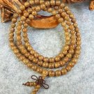 Genuine Wenge Wood 108 8mm Buddhist Prayer Bead Mala Necklace/Bracelet