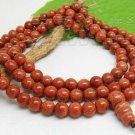 Tibetan 108 6mm Energy Goldstone Prayer Bead Gemstone Buddhist Mala Necklace 25"