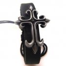 Large Braided Hemp Cord Wide Leather Crucifix Cross Bracelet- Buy 2, get 1 free!