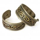 Free S&H - Adjustable Tibetan Copper Weaving Braided Brass Threads Amulet Ring