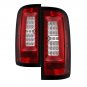 Chevy Colorado 2015-2017 LED Tail Lights - Red Clear