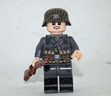10pcs German soldier WW2 Army Brick Minifigure 10 pieces