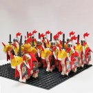 10pcs Cavalry Minifigure (B) Brick Soldiers Horseman 10 pieces