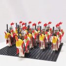 10pcs Cavalry Minifigure (D) Brick Soldiers Horseman 10 pieces
