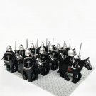 10pcs Cavalry Minifigure (103) Brick Soldiers Horseman 10 pieces