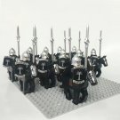 10pcs Cavalry Minifigure (106) Brick Soldiers Horseman 10 pieces