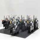 10pcs Cavalry Minifigure (N) Brick Soldiers Horseman 10 pieces