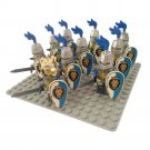 Minifigures Figurines Medieval Soldiers 10Pcs/Set Knights Type D Army Toys Kids Gifts