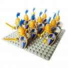 Minifigures Figurines Medieval Soldiers 10Pcs/Set Knights Type H Army Toys Kids Gifts