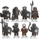 Minifigures Figurines Medieval Soldiers 8Pcs/Set Army Toys Kids Gifts Type D