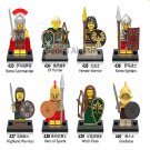 Minifigures Figurines Medieval Soldiers 8Pcs/Set Army Toys Kids Gifts Type F