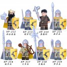Minifigures Figurines Medieval Soldiers 8Pcs/Set Army Toys Kids Gifts Type J