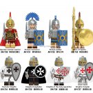 Minifigures Figurines Medieval Soldiers 8Pcs/Set Army Toys Kids Gifts Type L