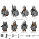 Minifigures Figurines Medieval Soldiers 8Pcs/Set Army Toys Kids Gifts Type N