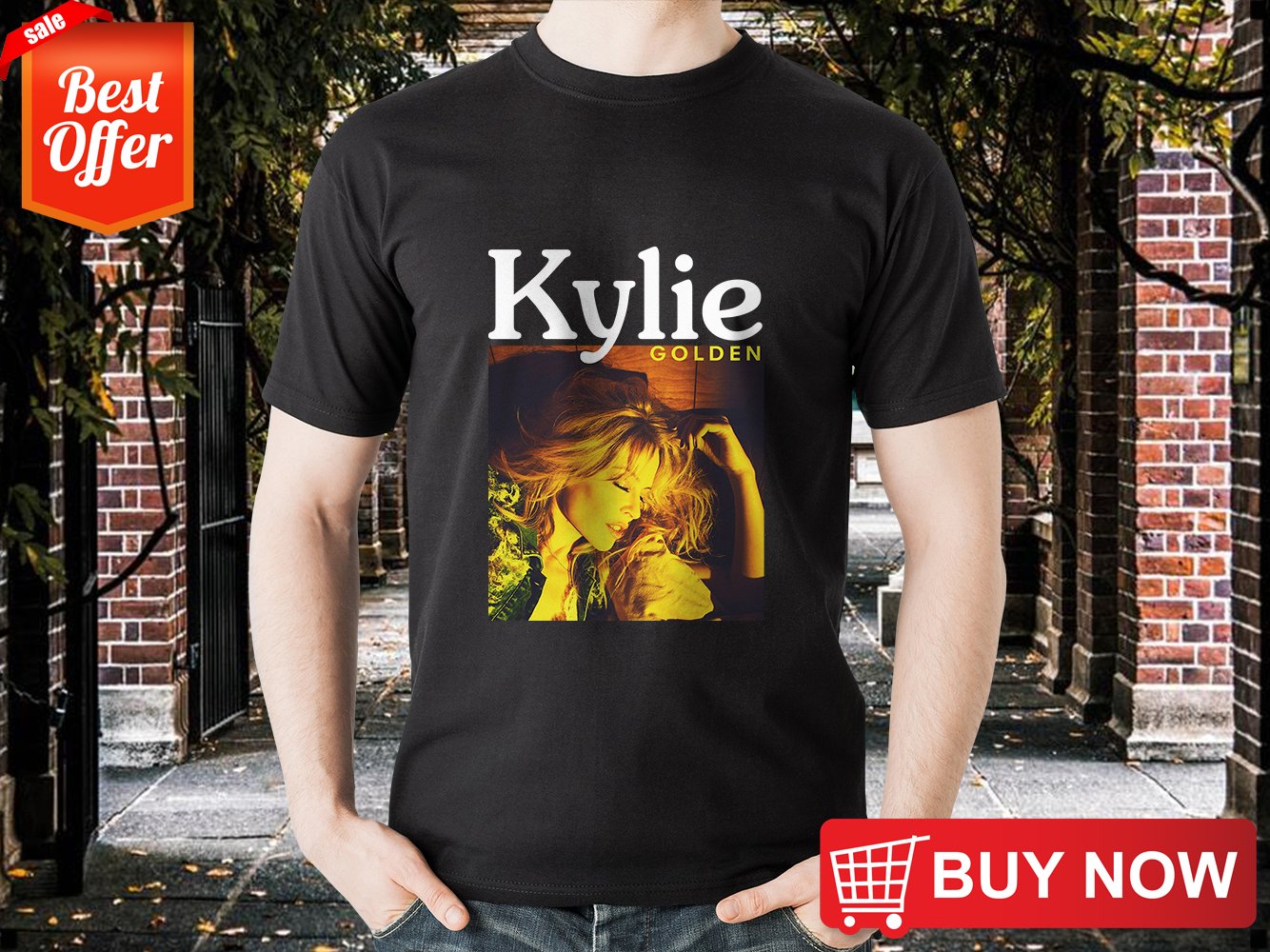 Kylie Minogue Golden Tour Logo Gildan T Shirt S 2xl 4946