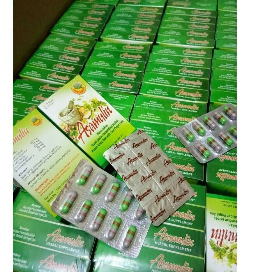 New 3 Boxes 5 Boxes 10 Boxes 20 Boxes Asamulin Capsules Arthritis