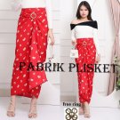 New Indonesian Twisted Kebaya Skirt JUMPUTAN RED