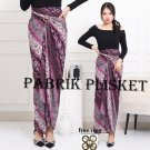 New Indonesia Batik wrap skirt for modern kebaya PIRUS PURPLE