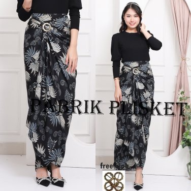 New Indonesia Batik wrap skirt for modern kebaya RAJAWALI SILVER