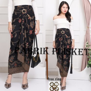 New Indonesia Batik wrap skirt for modern kebaya RAMBAT HITAM