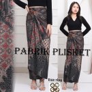 New Indonesia Batik wrap skirt for modern kebaya SR MAROON