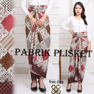 New Indonesia Batik wrap skirt for modern kebaya WAJIK BATA