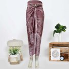 NEW INDONESIA BATIK WRAP SKIRT MODERN BATIK CLOTH MOTIF - KEJORA DUSTY