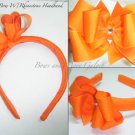 Headband with Hair Bow and Rhinestone