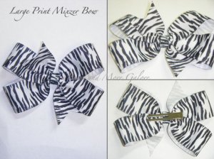 Mixzer Large Print Hair Bow