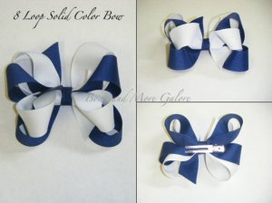 Solid 8 Loop Bows