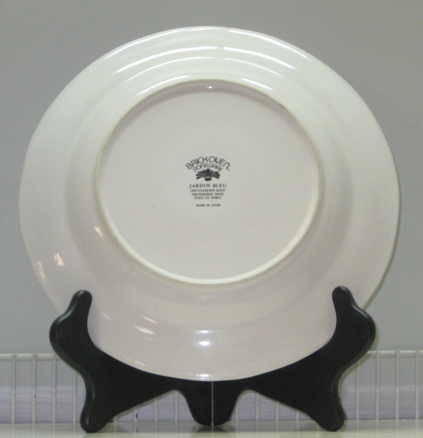 Jardin Bleu Brick Oven BrickOven Stoneware Dinner Plate 11"