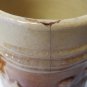 Antique 1920s HULL Pottery ALPINE Utility Ware Yelloware (2) STEINS