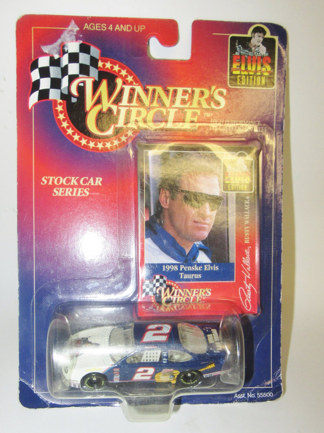 RUSTY WALLACE #2 Penske Elvis Ford Taurus Winner's Circle Elvis Edition