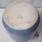 Treasure Craft Auntie Em Country Blue Hen Canister with Bail Lid 8" Tall