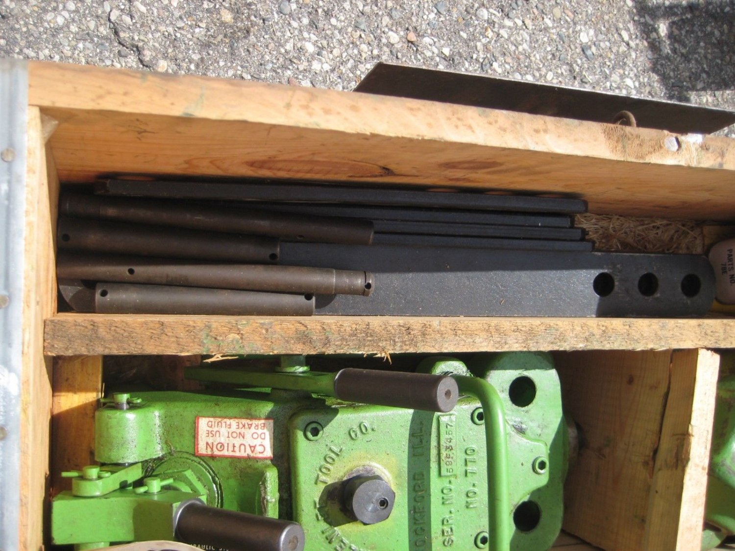 Greenlee Hydraulic Pipe Bender Model 770 Original Box & Instructions