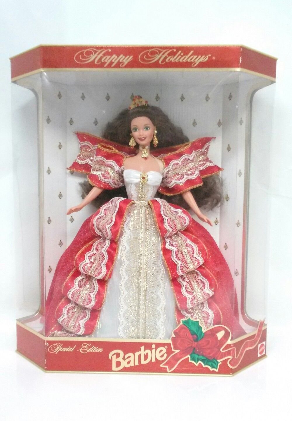 Happy Holidays Barbie Doll Special Edition 1997 10th Anniversary Mattel