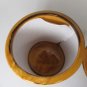 Holiday Designs Harvest Gold Canister Vintage 60's or 70's Fruit Design 7"