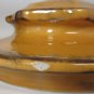 Holiday Designs Harvest Gold Canister Vintage 60's or 70's Fruit Design 7"