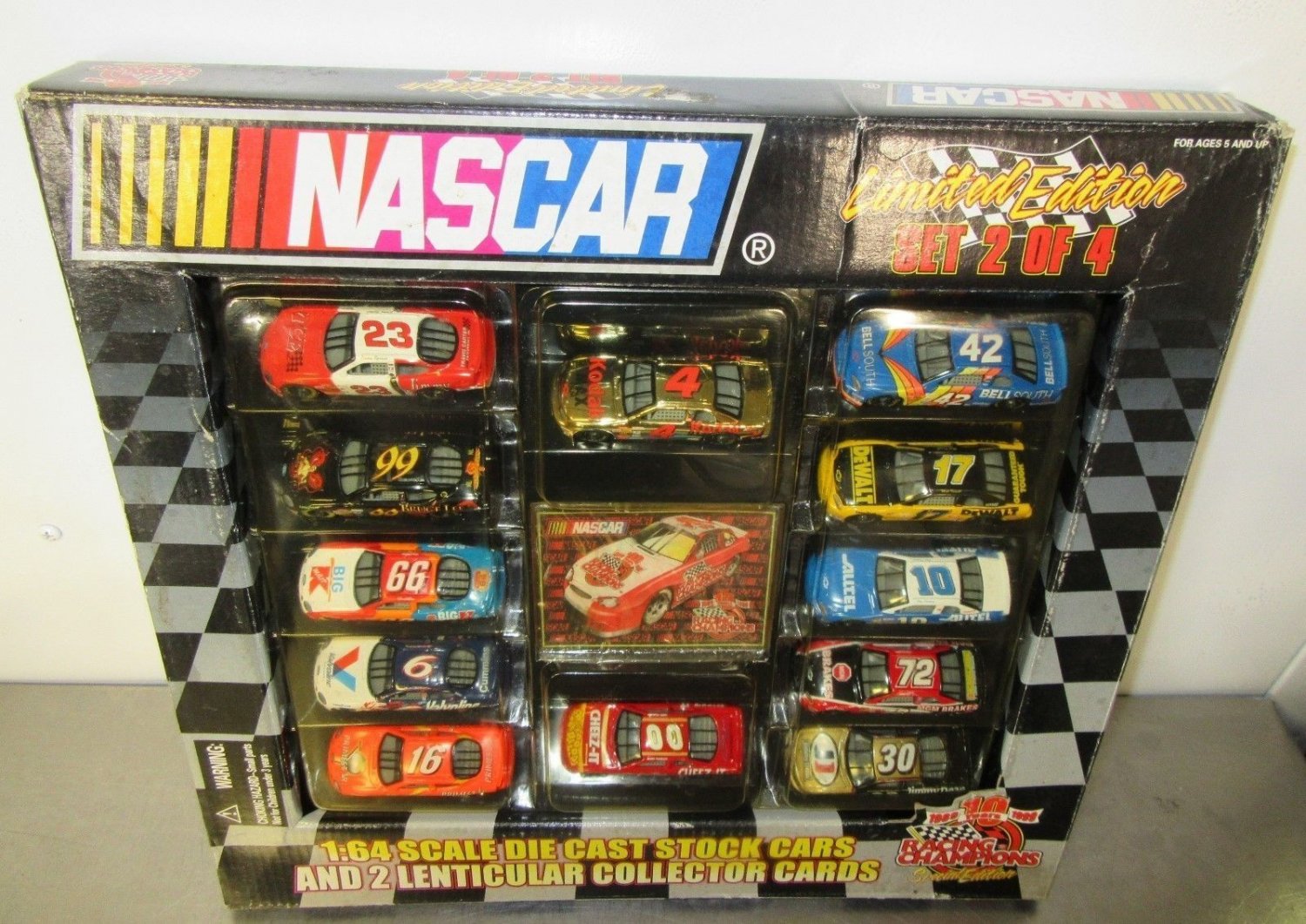 164 Scale Limited Edition Racing Champions NASCAR Diecast Set 2 of 4